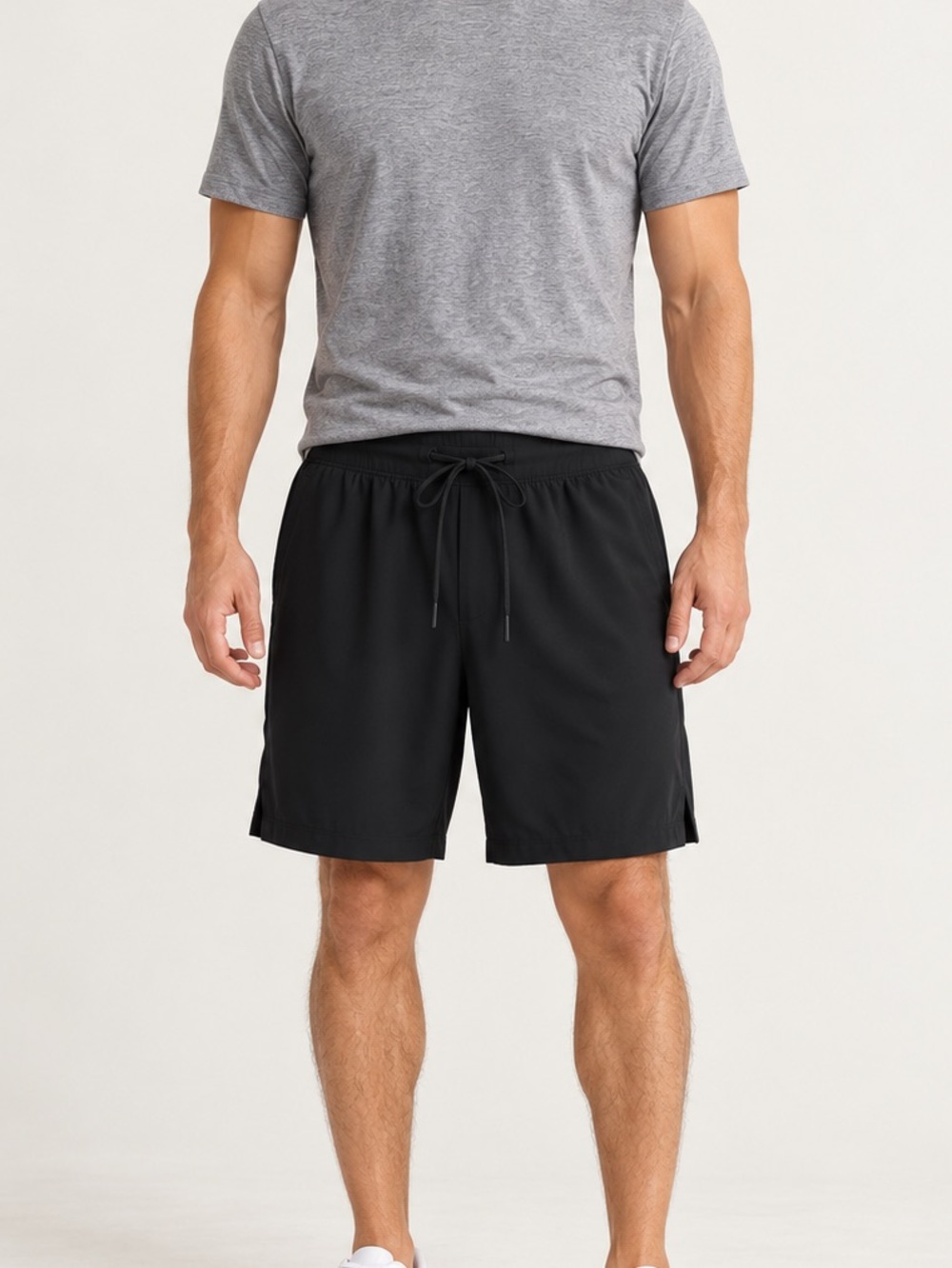 Lululemon Pace Breaker Lined Shorts 9" Inseam Black Drawstring Men's Small